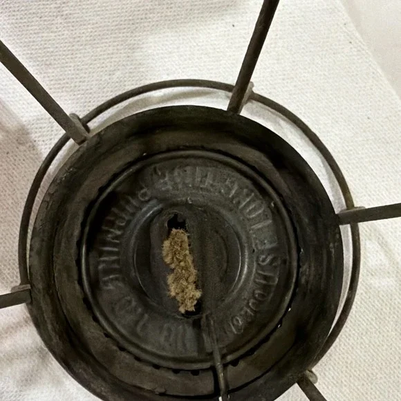 1920s HANDLAN St. Louis RAILROAD Gas Company RED Lens Lantern - Picture 9 of 11